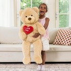 Big Teddy Bear Stuffed Animal Soft Cuddly Giant Plush I Love You Heart 36