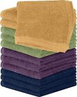 Cotton Washcloths Set 100  Ring Spun Premium Quality 12 Pack Utopia Towels