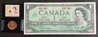 1867 1967 Centennial Canadian  1 One Dollar Bill  1 Penny   1 Mint Mnh 471 Stamp
