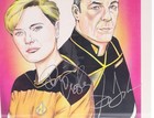 Tasha   Michael Star Trek Babylon 5 Crosby   Doyle  Autographed 8x10 Photo