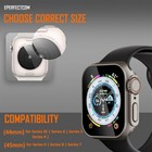 For Apple Watch Series 9 8 7 6 5 4 Se2 44 45mm Case Cover Full Screen Protector