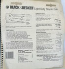 Black   Decker Light Duty Staple Gun - 100e - Nos