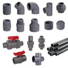 Pvc Metric Plumbing Fittings Pipe For Aquarium Fish Tank Pond Solvent Weld Grey