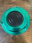 Vintage Minnesota State Souvenir Metal Painted Ashtray Green Shows Wear From Age