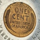 1937 Encased Lincoln Cent Lucky Penny  Welcome To Kansas City  Ks Rotary Club