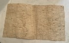 Vintage Woodblock Print  aloha Hawaii  Handmade Paper 10  By 18 
