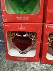 Holiday Time Birthstone Christmas Tree Heart Ornament 2025 - All 12 Months