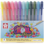 Sakura Gelly Roll Glaze 12 Colour Set     3d Glossy Gel Pens For Craft   Art