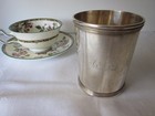 Coin Silver Mint Julip Cup Jaccard   Co  St  Louis 1840-50