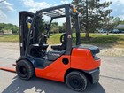 2021 Toyota 8fd25u 5 000lb Capacity Diesel Powered Pneumatic Hi Lo Forklift
