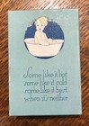 Vintage 1919 Taylor Baby Bath Thermometer Wood Floating   Box W instructions
