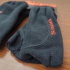 Simms Pg-12482 Headwaters Fleece No Finger Gloves Black - Size M   L - 2 Pairs  
