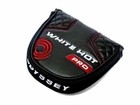 Odyssey White Hot Pro Mallet Putter Head Cover - Black red