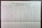 1940s Festiniog Railway Porters    Settling Book Large Blank Form