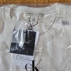 Jungkook  X Calvin Klein Limited Unisex Logo Badge White T-shirt    L  