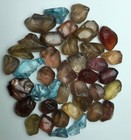 122 76-ct Natural Zircon Multi-colour Facet Grade Rough Lot Best For Cutting    