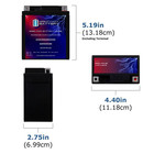 Ytx7l-bs 12-volt 6ah Battery For Kawasaki 250 Ex250 Ninja 1995-2007