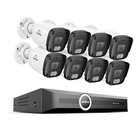Sannce 5mp Poe Audio Recording Security Camera System 8ch Nvr Ai Human Detection