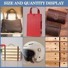 122 Pack Snap Button Kit  6 Sizes Chicago Screws Leather Assorted Kit  For Di   