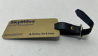 Delta Airlines - Vintage Skymiles Gold Medallion Luggage Tag