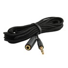 5-pack 10ft 3 5mm 1 8  Stereo Audio Aux Headphone Cable Extension Cord M To F 5x