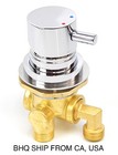 Universal Pedicure Spa Chair Faucet 3 Way Hot And Cold Mixer Valve 