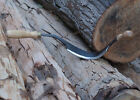 Handcrafted 6-inch Draw Knife For Wood Carving With Leather Sheath