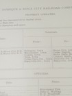 1904 Iowa Train Document Dubuque   Sioux City Railroad Tara Onawa Stacyville Ia