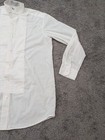 Tuxedo Park Dress Shirt Men s Small 32 33 White Bib Pleated Barrell Cuff