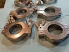  6  New Kf25 Dn20 Vacuum Clamps - Varian Conflat Aluminum Adc 12