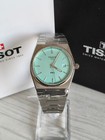 New Tissot Prx 40mm Men s Watch Quartz Watch Light Green Dial T137 410 11 091 01