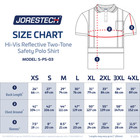 Hi-vis Black Safety Workwear Short Sleeve Polo Shirt Two Tone Reflective Tape