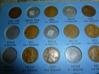 1909-1940 Lincoln Penny Set 21 Coin Set Page 1 In Whitman Folder  jy24-0918