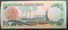 1991 Cayman Islands 5 Dollars P12a  B1-350297 