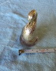 Avon  precious Swan  Glass Miniature Perfume Bottle 1970 s