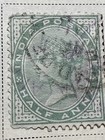 India Qv Victoria Half Anna Sg54 1865 Cooper Cancel 8f U 16 Rare Postmark