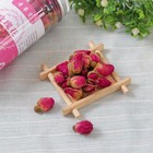 Natural Red Rose Bud Dried Tea Edible Petal Flower Herbal Tea Bottle-50g