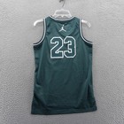 Nike Michael Jordan 23 Kids Jersey Green Size Large 12 13 Yrs Basketball New
