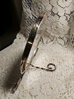 Vintage Vanity Double Sided Metal Ornate Magnifying Standing Makeup Mirror W Box
