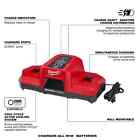 Milwaukee 48-59-1815 M18 18v Dual Bay Super Charger