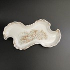 Vintage Vanity Tray  Victoria Carlsbad Austria Porcelain Floral Dish Plate 8 5 