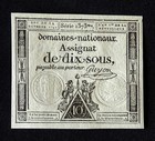   Usa3 63     France  Banknote     Unc     10 Sous   Year   1792  