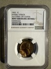 Lincoln Memorial Cent penny Gorgeous Double Struck Ngc Uncirculated 2 Dates