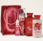 Bath   Body Works Japanese Cherry Blossom 4 Piece Gift Set Lotion  Wash  Mist   