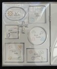 Baby s First Year Milestones Photo Frame-silver- Fold Out Frame- Nursery Decor