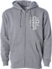 Multiply Zip Hoodie Gunmetal Heather 2x