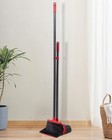 Goat Broom And Dustpan Set For Home  Upgrade 52  Long Handle With Stand Up Dustp
