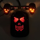 Black Skull Motorcycle Rear Brake Stop Tail Light   Led Turn Signals For Harley