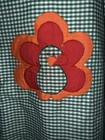 Toddler Girl Green Gingham Turkey Dress 2-3t Thanksgiving Holiday Fall Boutique