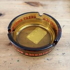 Vintage Marriott s Great America Ashtray Amber Glass  Souvenir 3 5  Theme Park